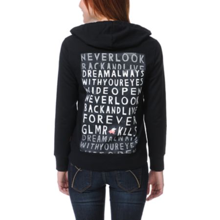 Glamour Kills Dream Always Stud Front Zip Up Hoodie
