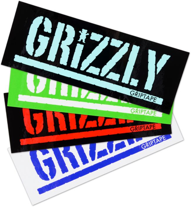 Grizzly Stamp Assorted Sticker