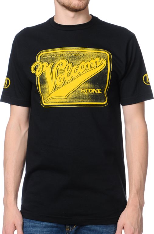 Volcom Main Street Black Tee Shirt