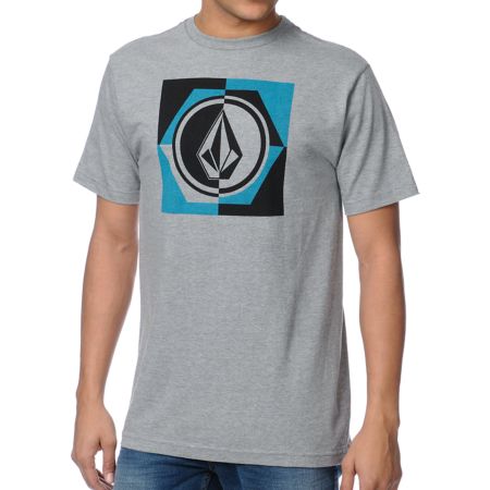 Volcom Hop Scotch Heather Grey Tee Shirt  