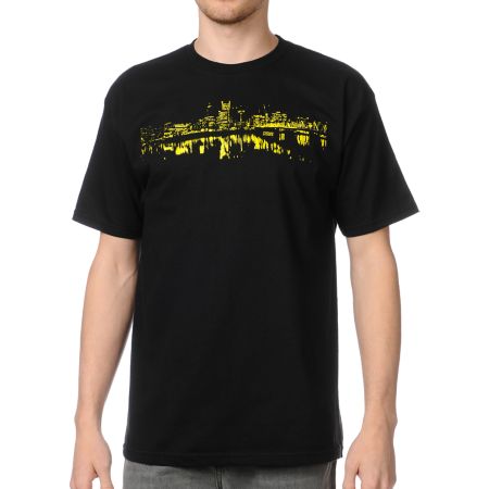 Casual Industrees Portland Skylight Black Tee Shirt