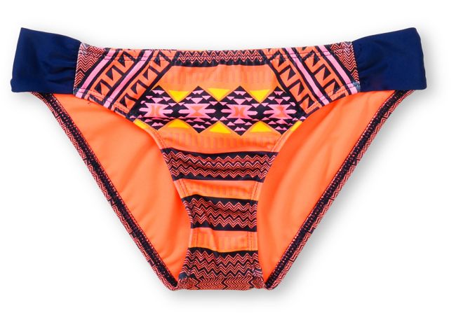 Hurley Girls Mayan Stripe Tab Side Bikini Bottom