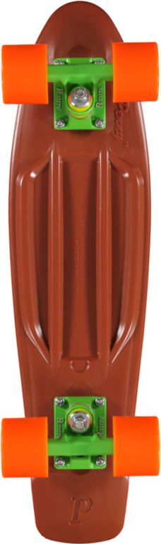 Penny Skateboards Organic Brown, Green & Orange 22 x 6 Cruiser Complete
