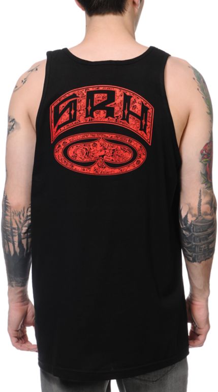 SRH Clutch Black & Red Tank Top