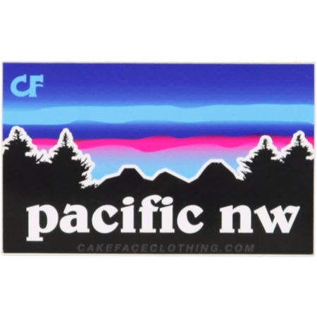 Cakeface PNW Sticker