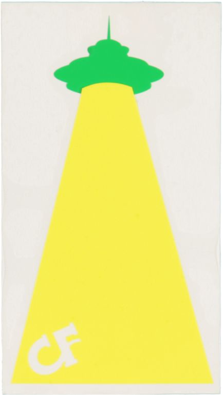 Cakeface SEAliens Green & Yellow Decal Sticker