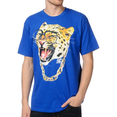 A-Lab Cat So Hard Blue Tee Shirt