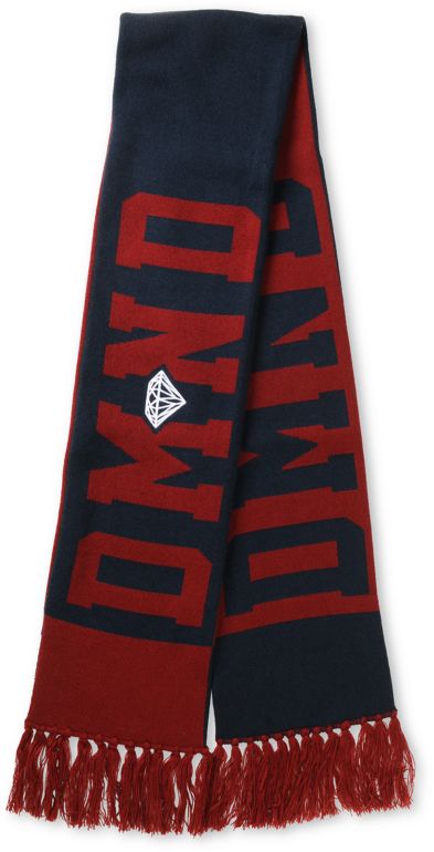 Diamond Supply Diamond Red & Navy Scarf