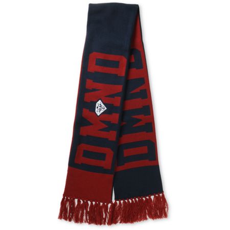 Diamond Supply Diamond Red & Navy Scarf