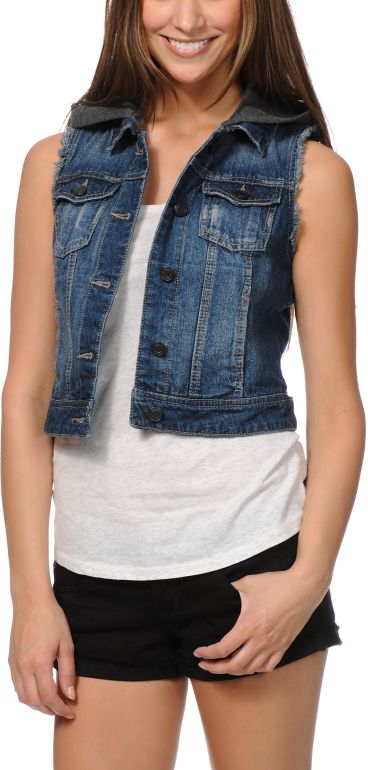 Empyre Girls Verona Indigo Denim Vest