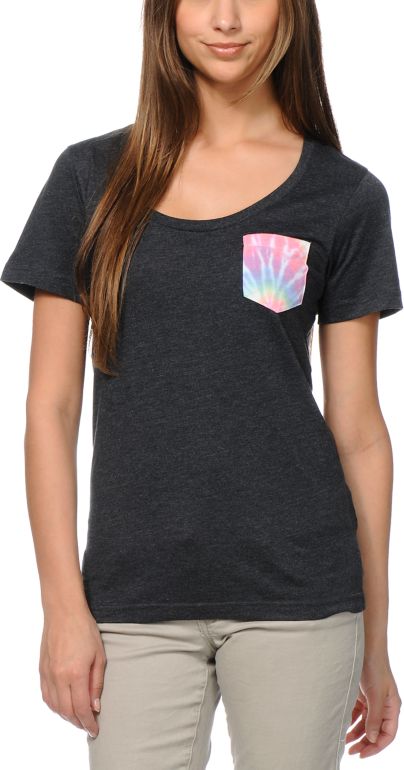 Glamour Kills Woodstock Tie Dye Pocket Tee Shirt