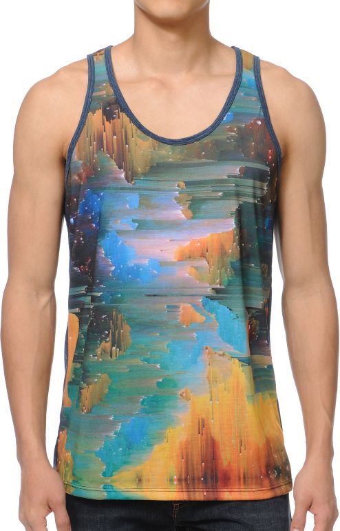 Imaginary Foundation Glitch Sublimated Tank Top