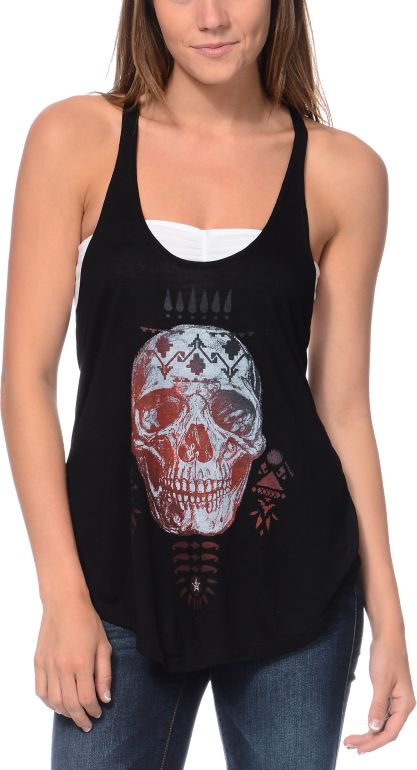 Obey Eastern Sundown Black Melody Tank Top