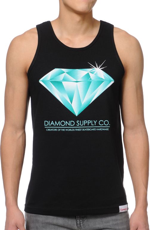 Diamond Supply Creators Black Tank Top
