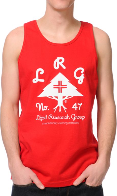 LRG OG Army Stack Red Tank Top