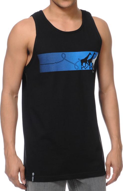 LRG Ahead Of The Pack Black Tank Top