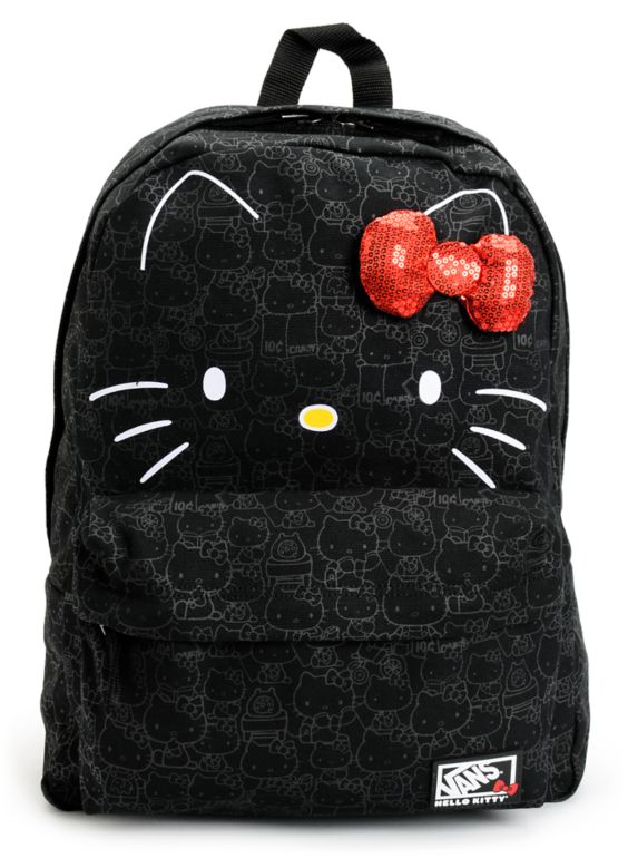 Vans Hello Kitty Blueprint Black Backpack