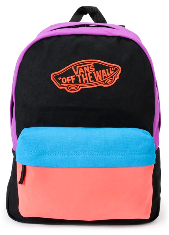 Vans Realm Neon Color Block Backpack