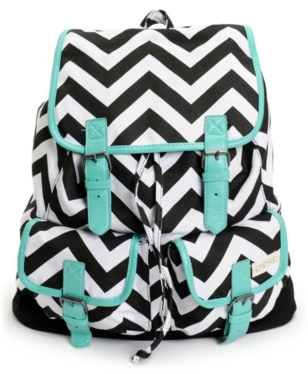 Empyre Girls Serene Chevron Stripe Rucksack Backpack