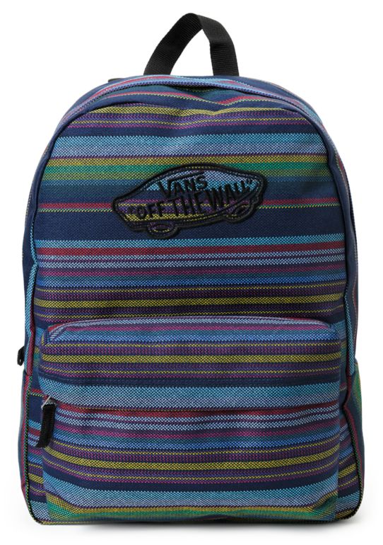 Vans Realm Multi Stripe Dewberry Backpack