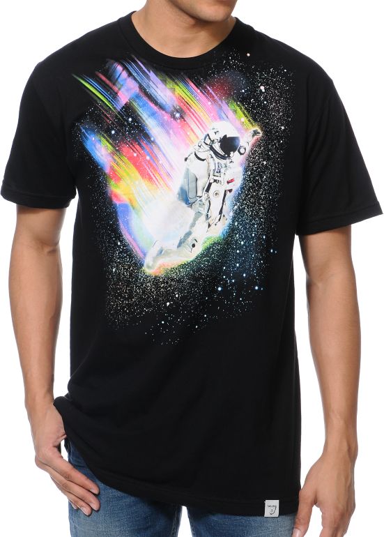 Imaginary Foundation Leap Black Tee Shirt