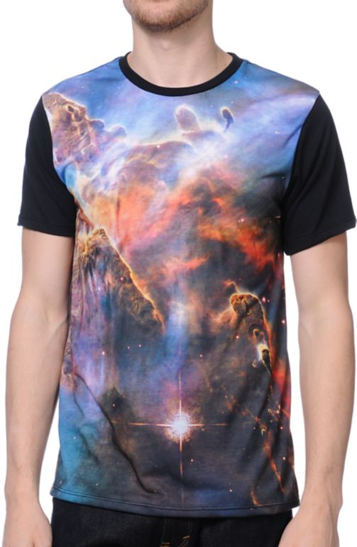 Imaginary Foundation Nebula Black Sublimated Tee Shirt