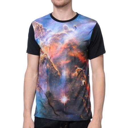 Imaginary Foundation Nebula Black Sublimated Tee Shirt