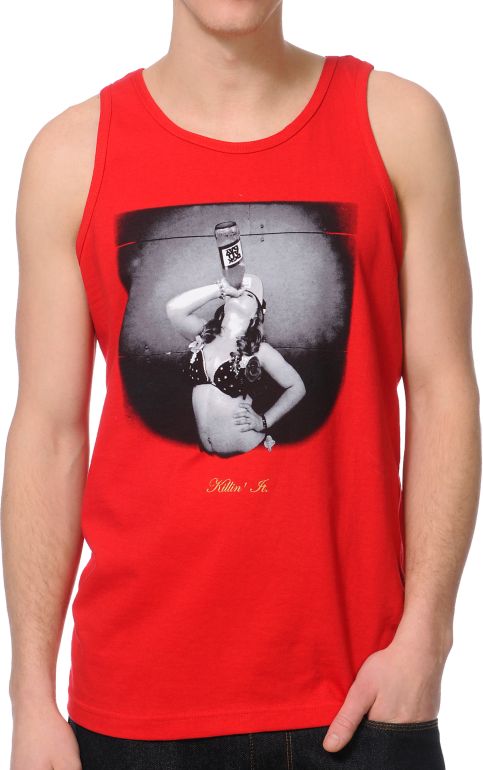 DGK KillN It Red Tank Top