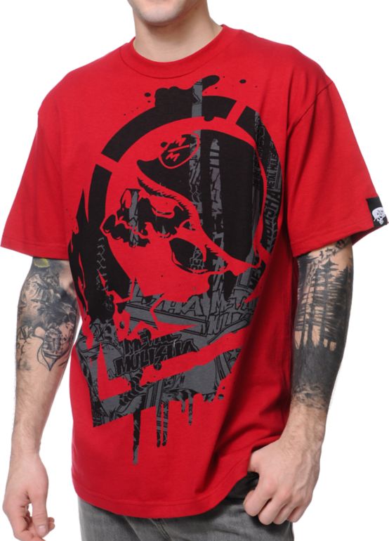 Metal Mulisha Disarm Red Tee Shirt
