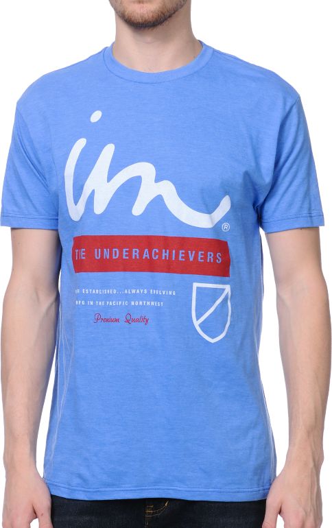 Imperial Motion Contents Heather Blue Tee Shirt