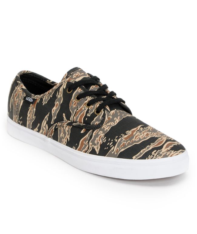 Vans Madero Tiger Camo Rip-Stop Skate Shoe