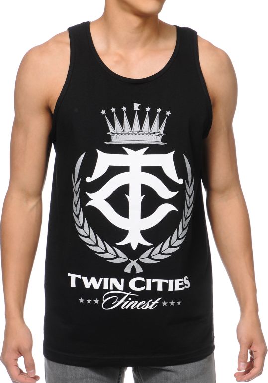 Rep Minnesota Twin Cities Finest Black Tank Top