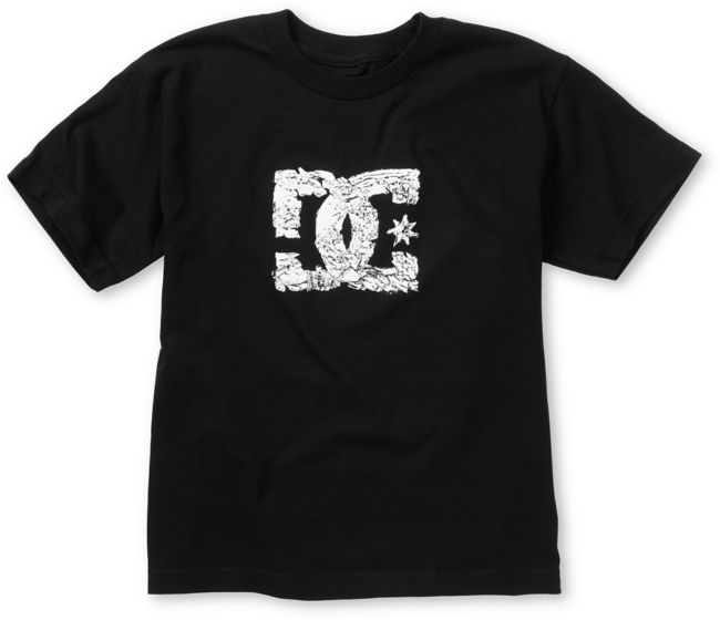 DC Boys Shattered Black Tee Shirt