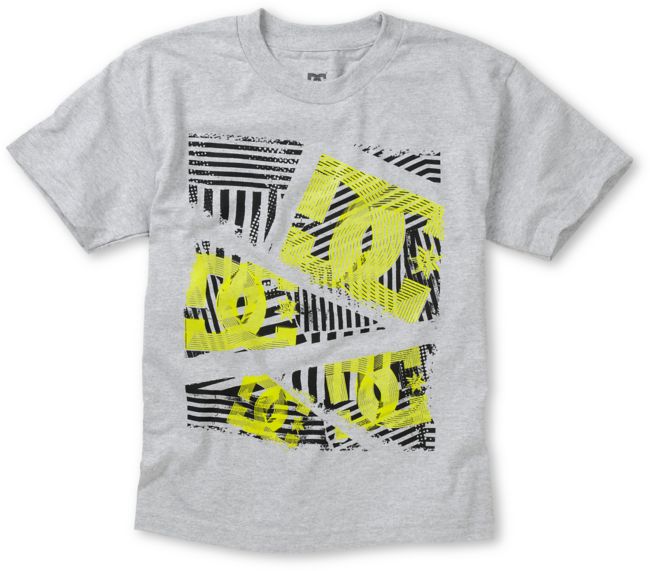 DC Boys Dropper Grey Tee Shirt