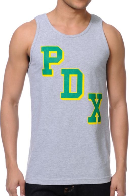 Casual Industrees PDX Grey Tank Top