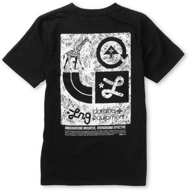 LRG Boys Inventive Black Tee Shirt