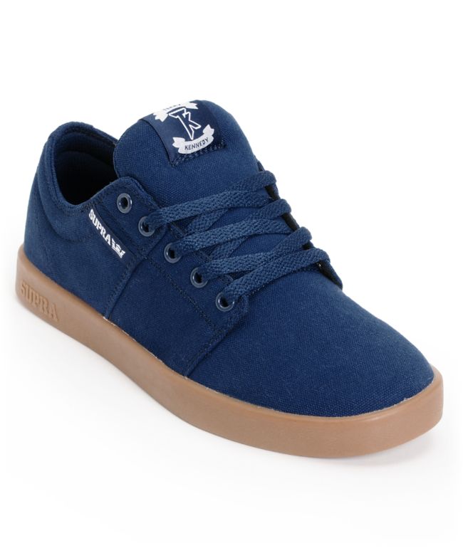 Supra Stacks Navy Canvas Gum Supra