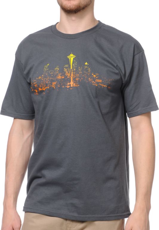 Casual Industrees Skylight Charcoal Tee Shirt