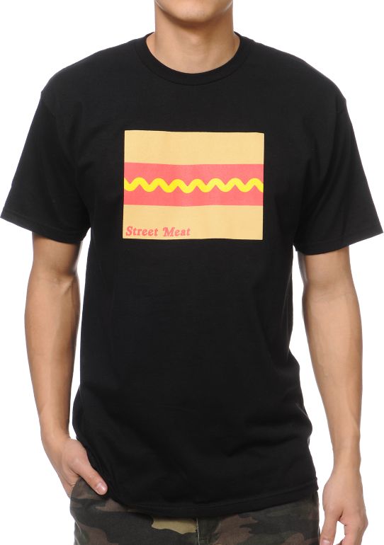 Casual Industrees Street Meat Black Tee Shirt