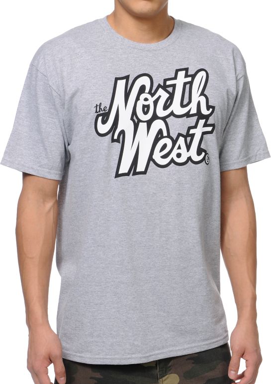 Casual Industrees The Northwest Grey Tee Shirt