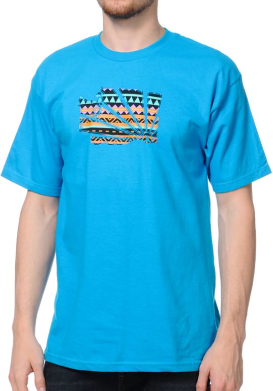 Casual Industrees El WA Brah Teal Tee Shirt