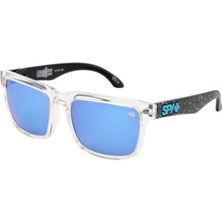 Spy Helm Ken Block Splatter Grey & Blue Spectra Sunglassess
