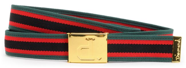 Diamond Supply Un Polo Gold & Green Belt