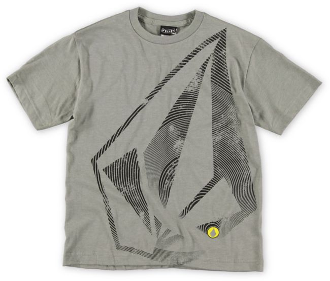 Volcom Boys Slinkster Grey Tee Shirt