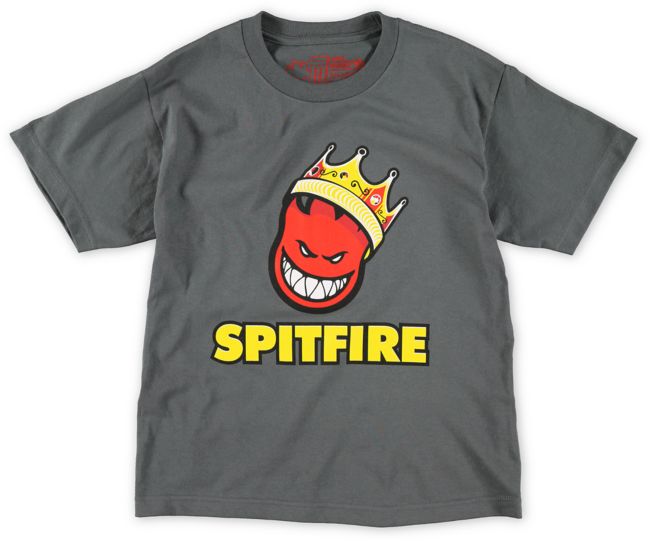 Spitfire Boys Theotis Charcoal Tee Shirt