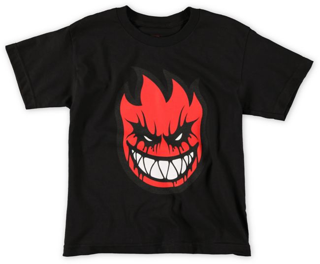Spitfire Boys Deathmask Black & Red Tee Shirt