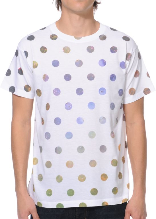 A-Lab Galactic Dots White Tee Shirt