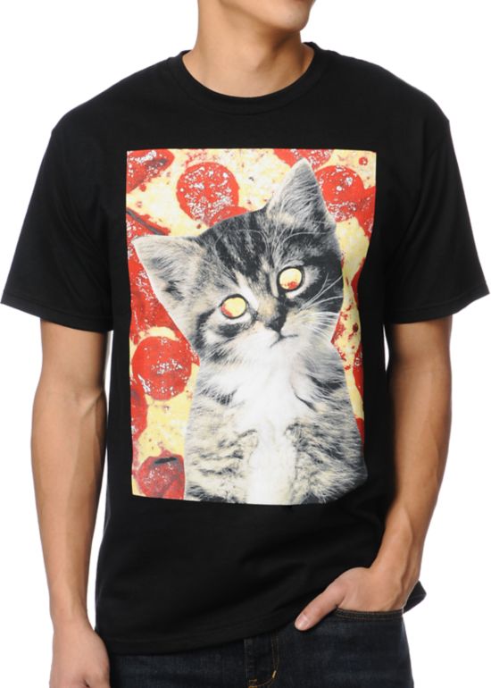 A-Lab Pizzas Best Friend Black Tee Shirt
