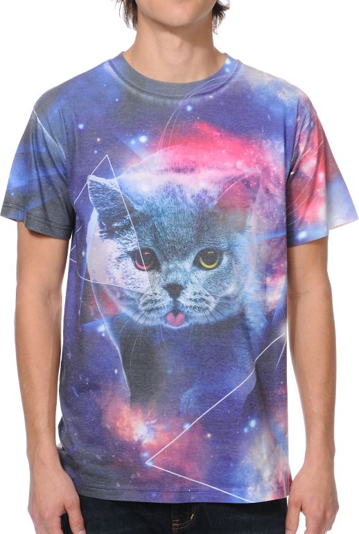 A-Lab Giganticat Black Tee Shirt