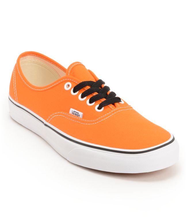 Vans Authentic Persimmon Orange & True White Shoes